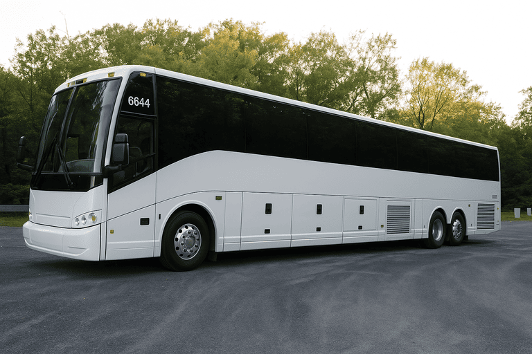 exterior of Richardson Coach Bus Service coach bus