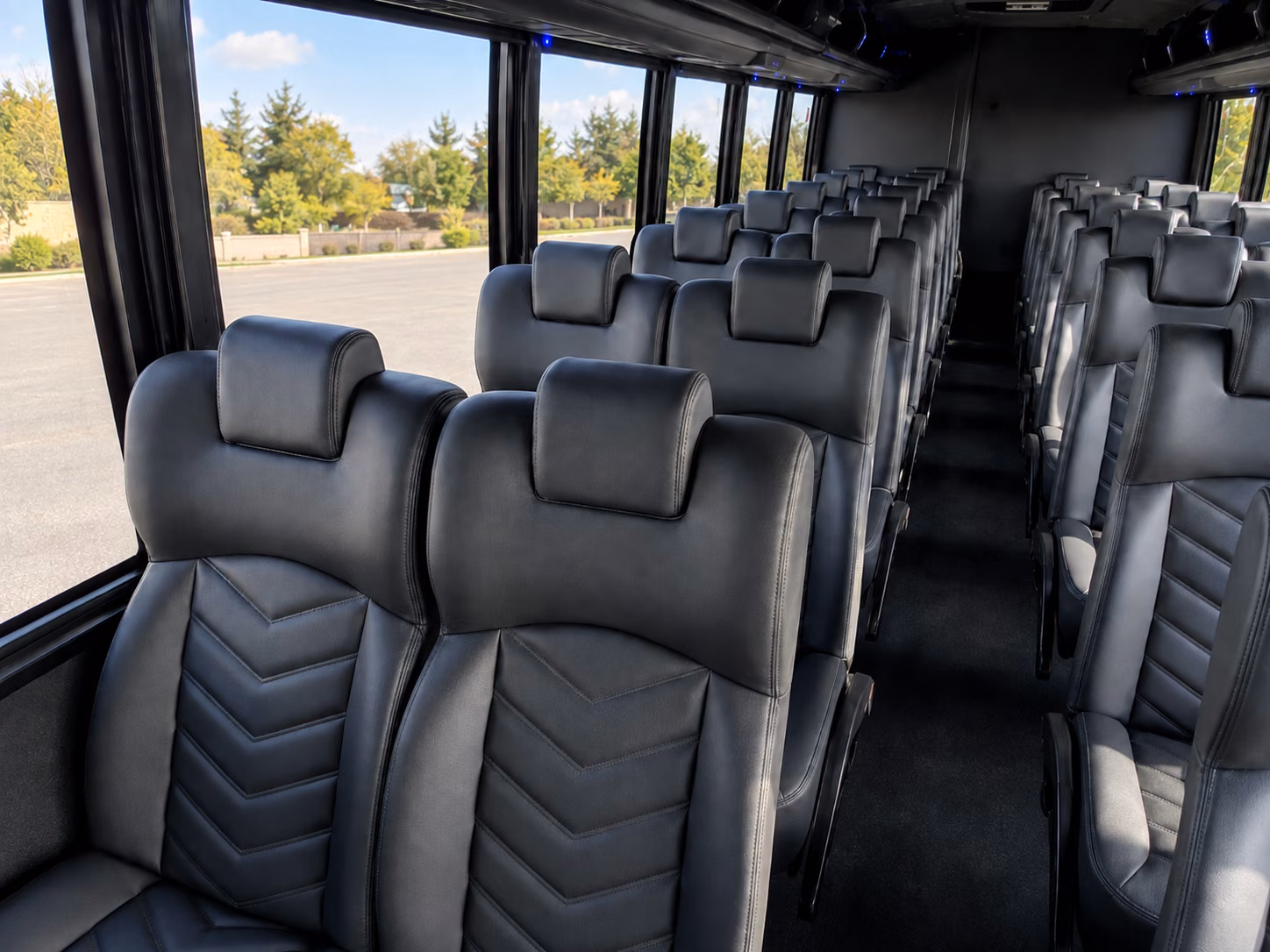 richardson 15 passenger minibus inside