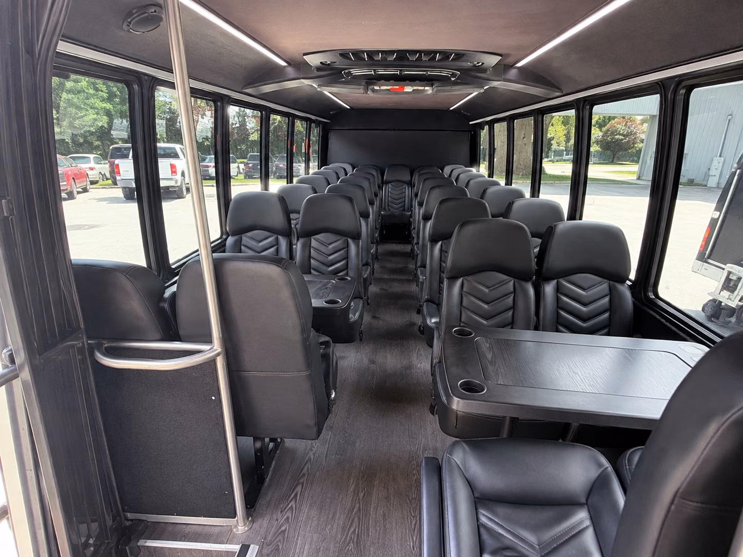 richardson 18 passenger minibus inside