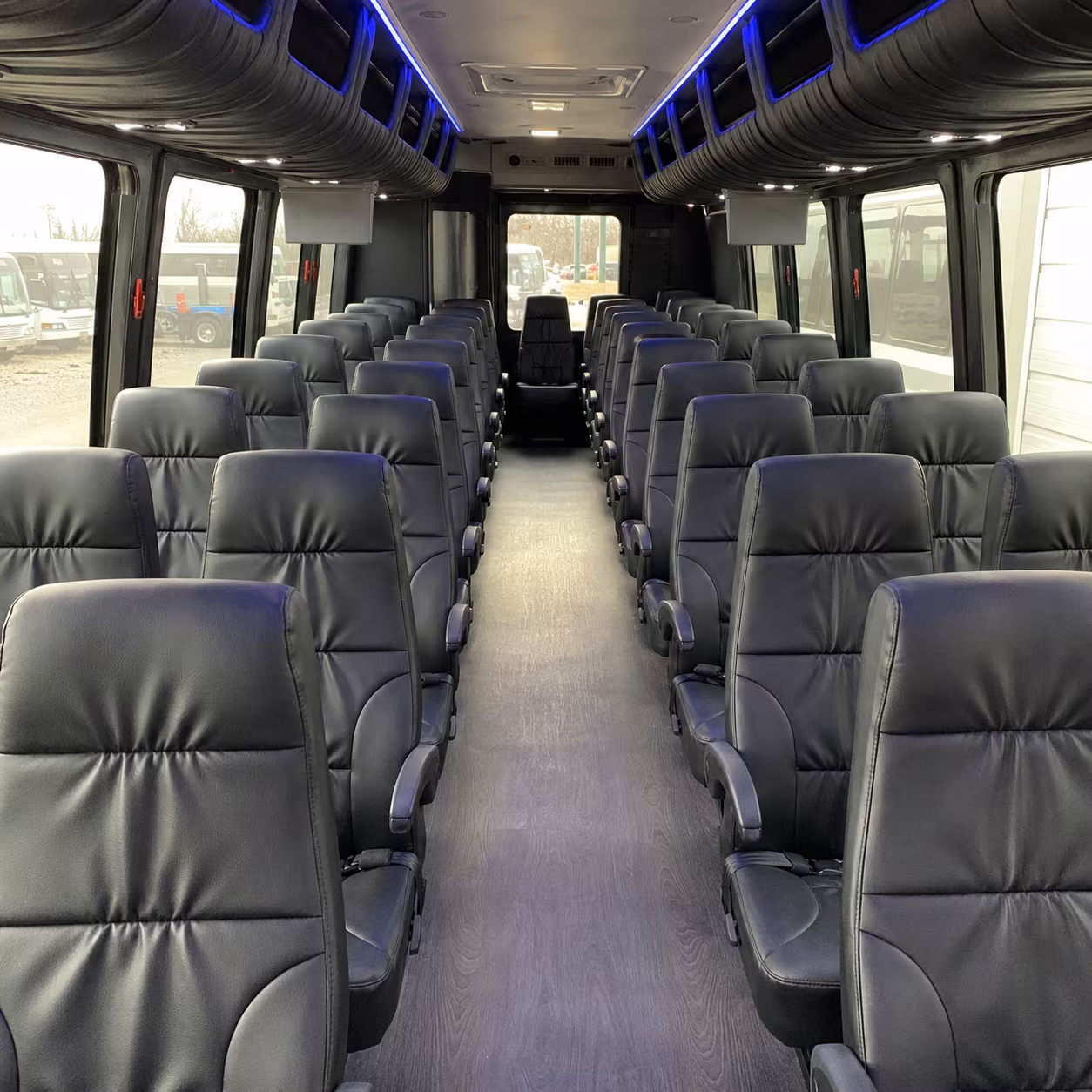 richardson 25 passenger minibus interior