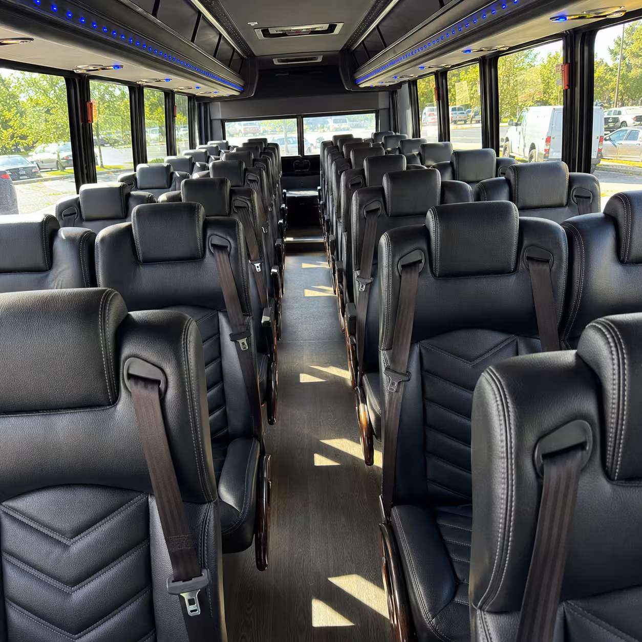richardson 30 passenger minibus inside