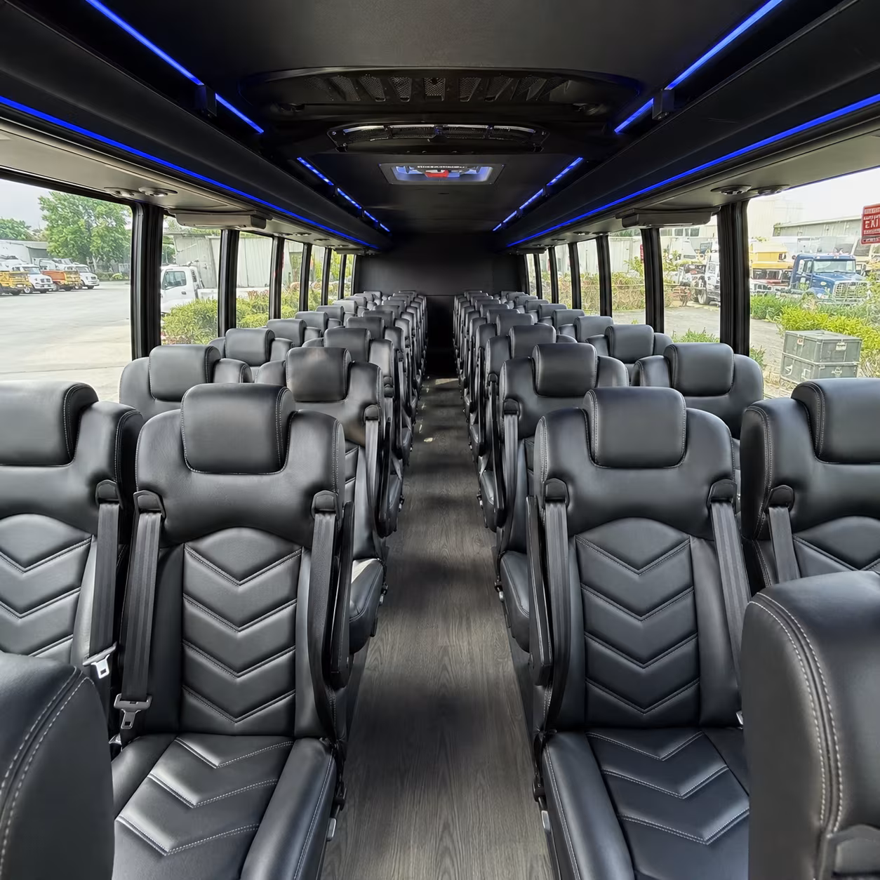 richardson 35 passenger minibus interior