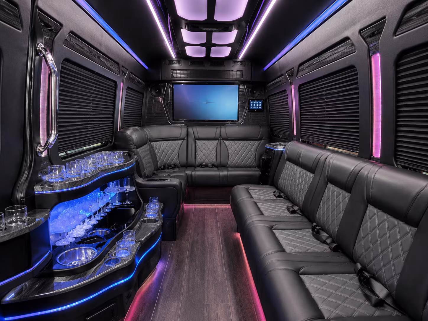 richardson corporate event transportation onboard seating