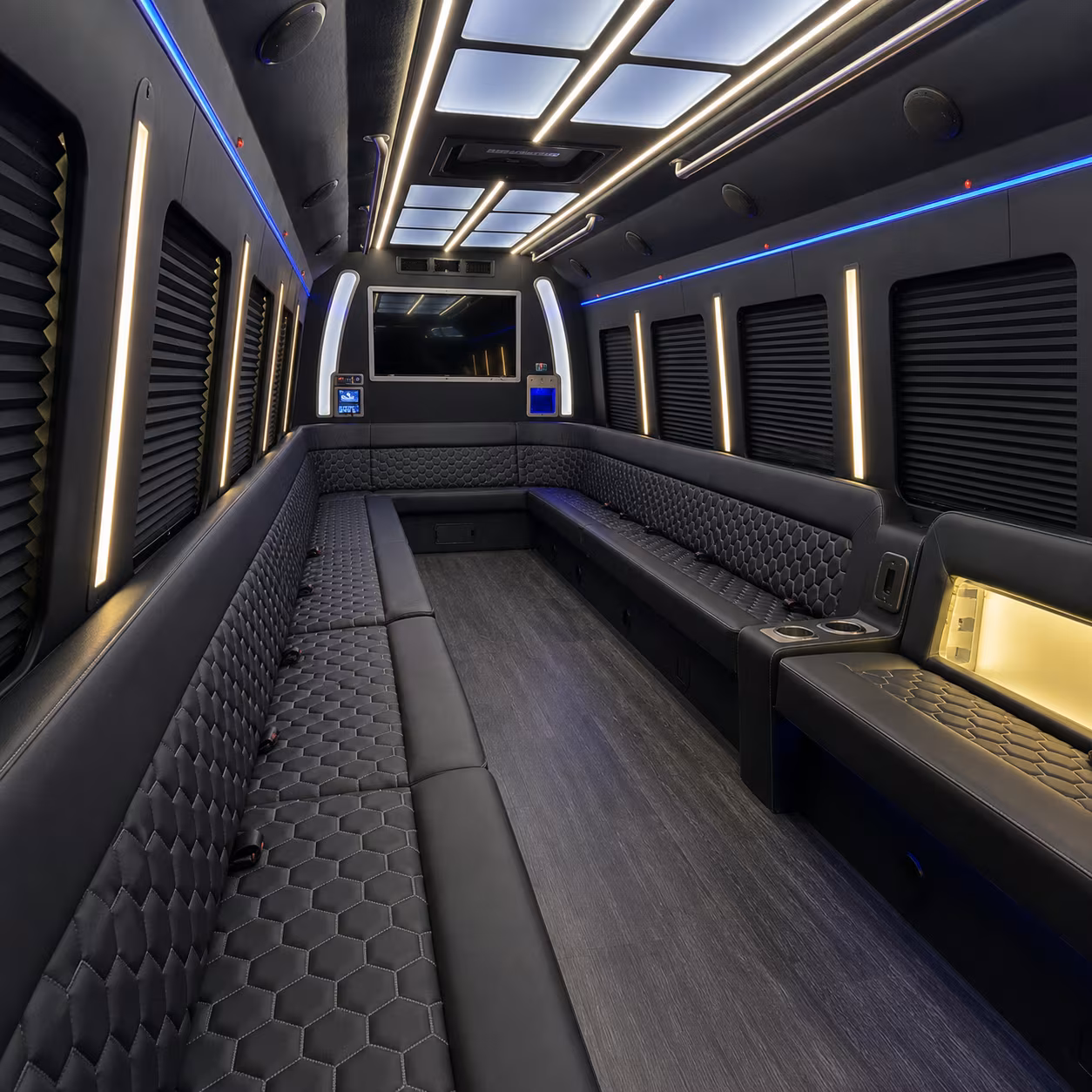 richardson party bus inside