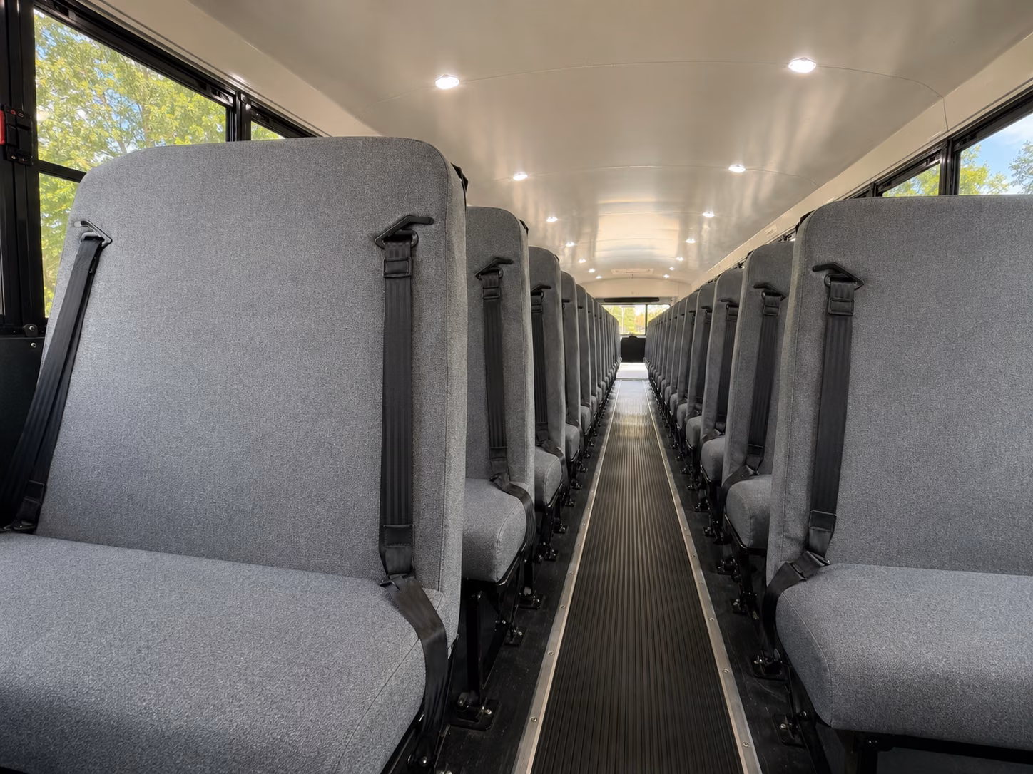 richardson school bus inside
