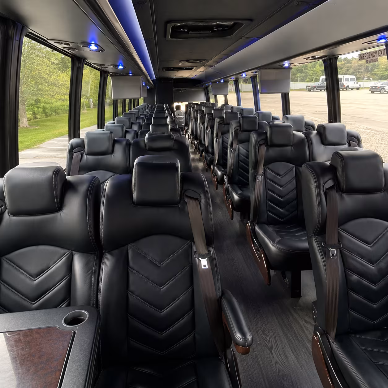 richardson wedding transportation onboard seating
